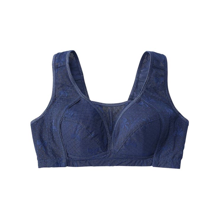 ネイビー | ソフト揺れおさえノンワイヤーブラジャー | nissen