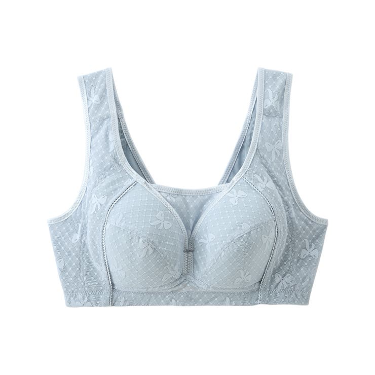 ライトブルーグレー | ソフト揺れおさえノンワイヤーブラジャー | nissen