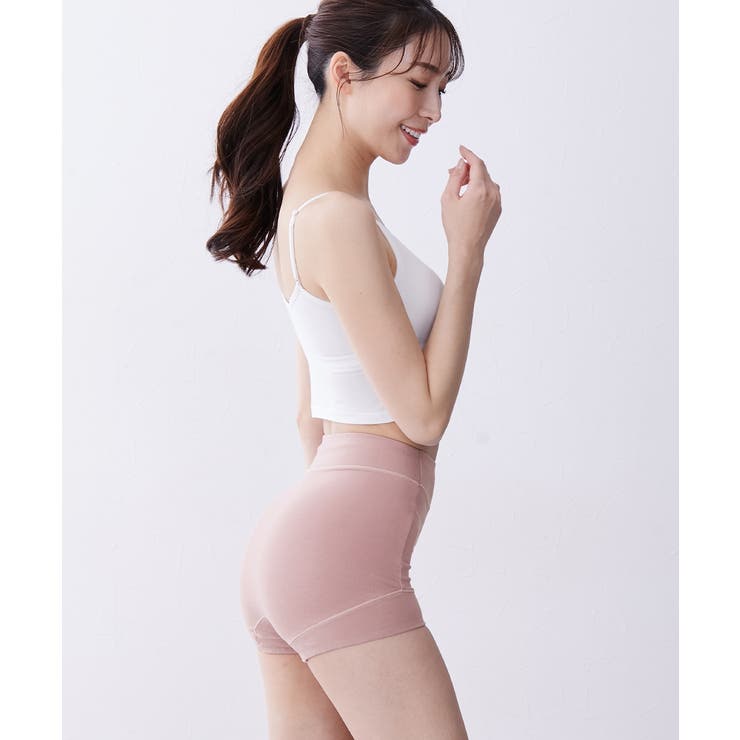 テンセルＴＭ繊維・綿混ストレッチお腹・脚口らくちん深ばき丈ショーツ４枚組 | nissen | 詳細画像17 