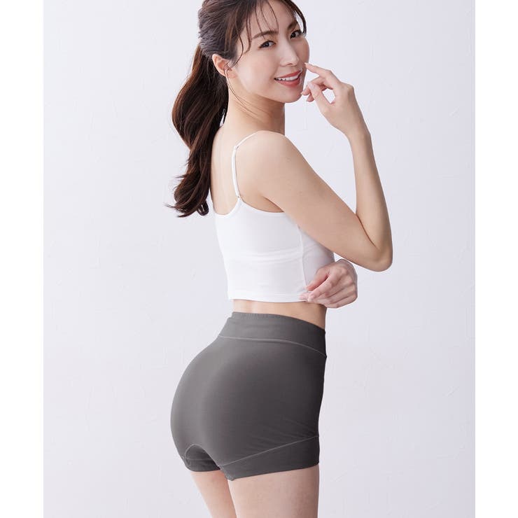 テンセルＴＭ繊維・綿混ストレッチお腹・脚口らくちん深ばき丈ショーツ４枚組 | nissen | 詳細画像18 