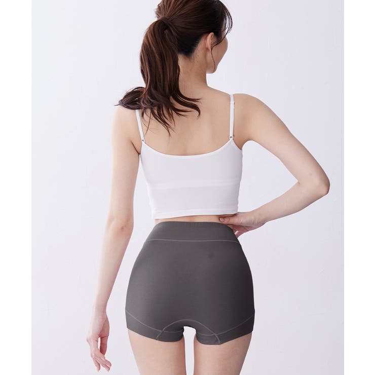 テンセルＴＭ繊維・綿混ストレッチお腹・脚口らくちん深ばき丈ショーツ４枚組 | nissen | 詳細画像19 