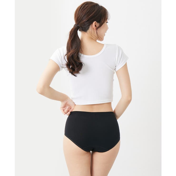 綿混伸びーる深ばき丈ショーツ４枚組 | nissen | 詳細画像18 