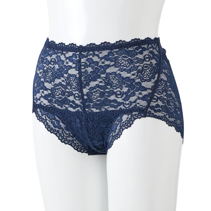 綿混ストレッチレーシー深ばき丈ショーツ５枚組 | nissen | 詳細画像18 