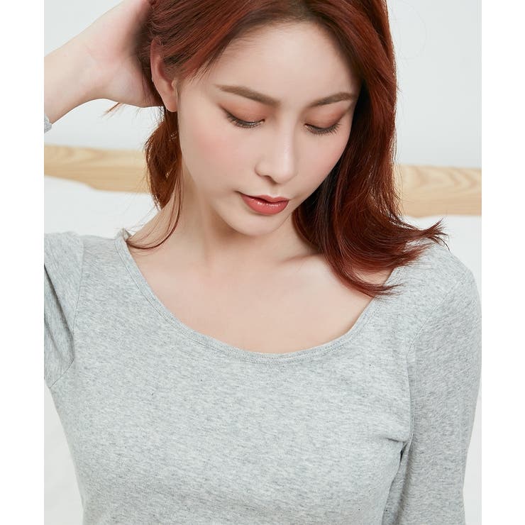 綿１００％・抗菌防臭加工ソフトカップ付長袖インナー２枚組 | nissen | 詳細画像17 