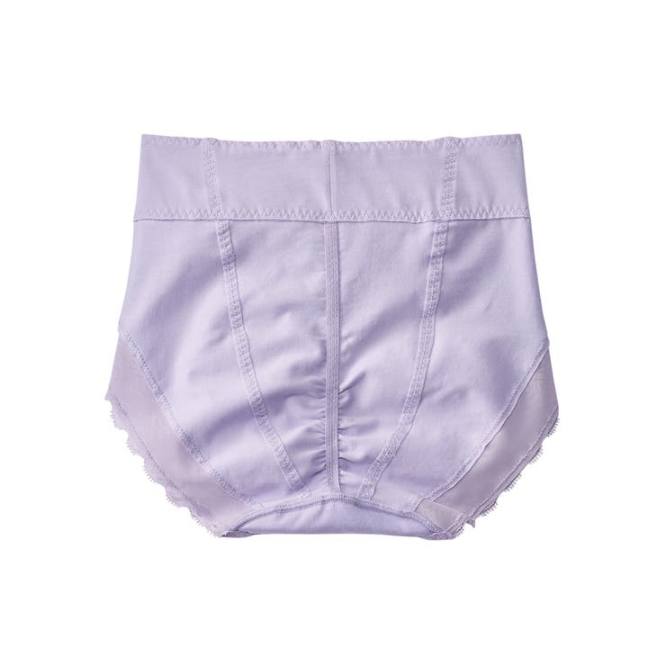 1枚3役 綿混ストレッチ お腹＆ヒップサポート レース深ばき丈ショーツ４枚組 | nissen | 詳細画像19 