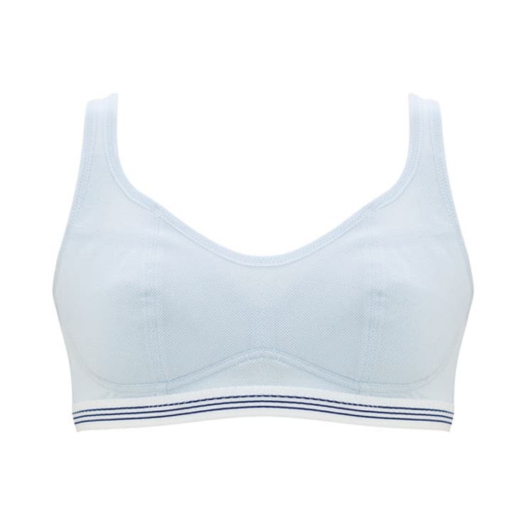 スイートブルー | 吸汗速乾抗菌加工 部活ブラ サラサラデイリーハーフトップブラジャー（ルシアン） | nissen