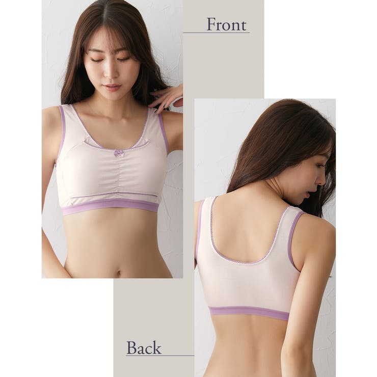 n，Dream バストを包むストレッチナイトブラジャー(綿混素材) | nissen | 詳細画像15 