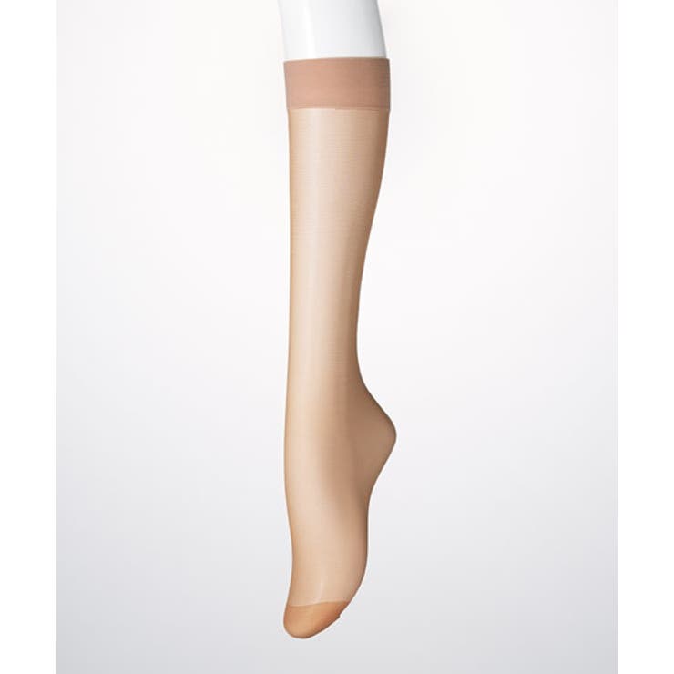 サワーベージュ | 抗菌防臭 足口ゆったり ずり落ちにくいハイソックスストッキング10足組 | nissen