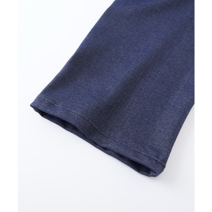 冷感ひんやりとした UVカット綿混薄地デニム調ゆったり10分丈レギンス２枚組 | nissen | 詳細画像17 