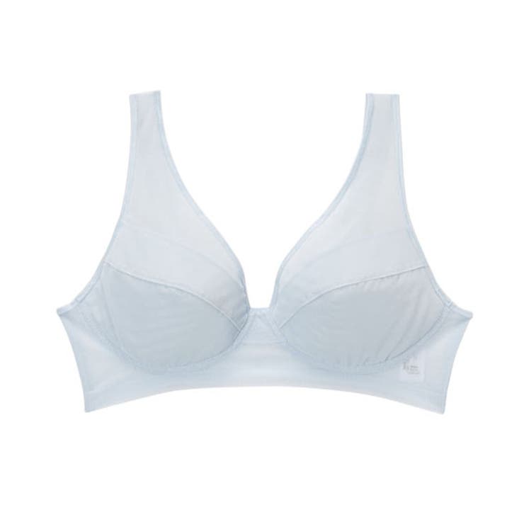パールブルー | グンゼ 軽ブラ スッキリ軽い ノンワイヤーブラジャー | nissen