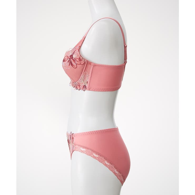 脇高刺しゅうレースブラジャーショーツセット（コスモス）（トリンプ） | nissen | 詳細画像15 