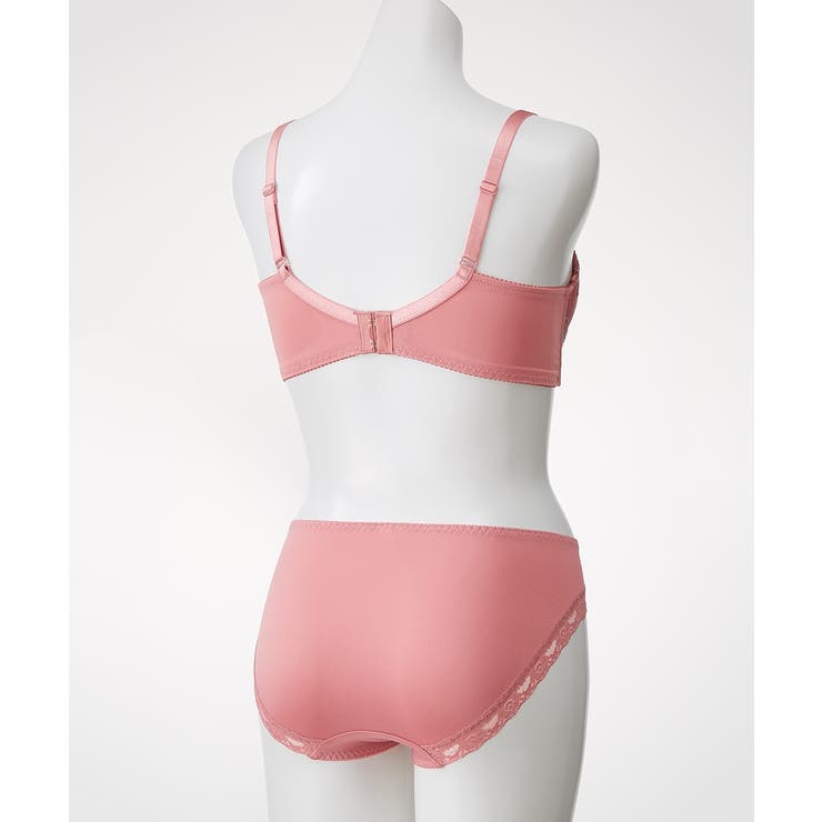 脇高刺しゅうレースブラジャーショーツセット（コスモス）（トリンプ） | nissen | 詳細画像16 