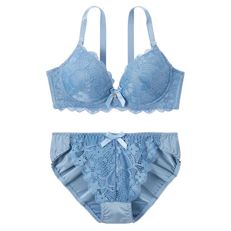 ブルー | ブラショーツセット ニッセン カラーランジェリー | nissen