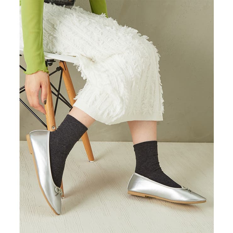 日本製 オーガニックコットン混 足口ゆったり無地クルーソックス５足組 | nissen | 詳細画像13 