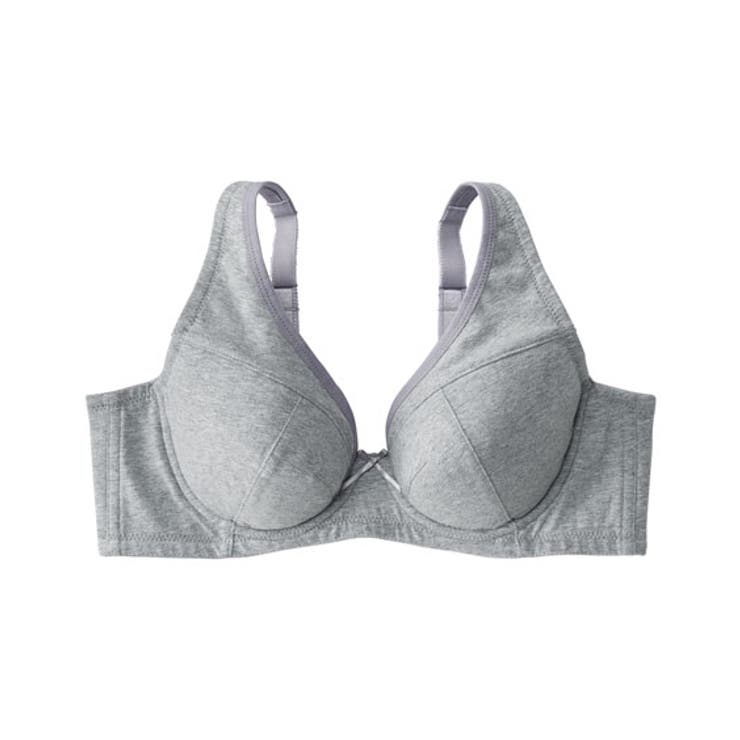 ライトグレー杢 | ブラジャー 大きいサイズ 素肌に | nissen