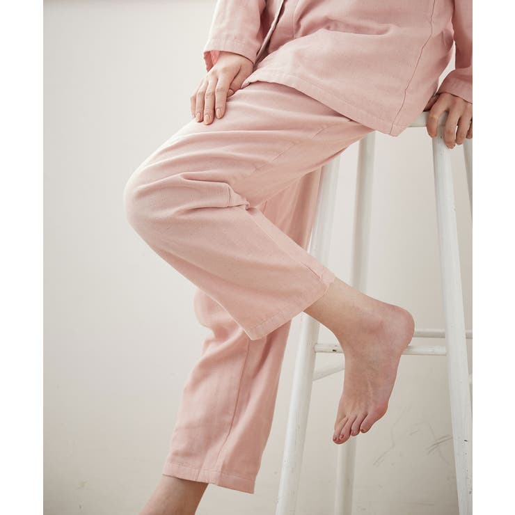 ３重ガーゼ綿１００%襟付き前開きパジャマ | nissen | 詳細画像13 