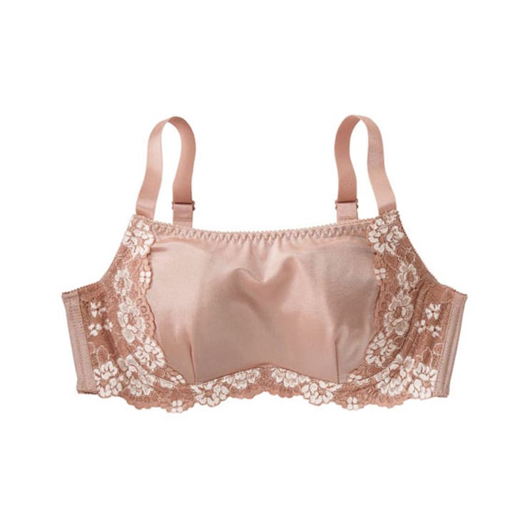 カフェオレ | 【大きい胸】胸を小さく見せる ブラジャー 谷間カバー | nissen