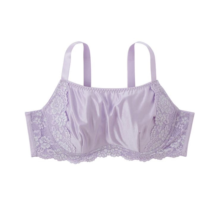 ラベンダー | 【大きい胸】胸を小さく見せる ブラジャー 谷間カバー | nissen