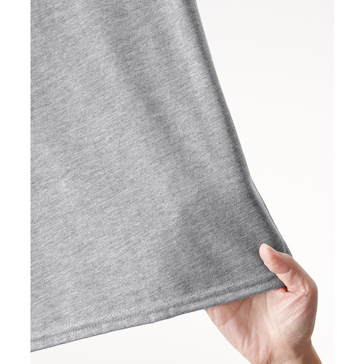 綿混吸汗速乾 バックレース付チュニック丈タンクトップ2枚組 | nissen | 詳細画像17 