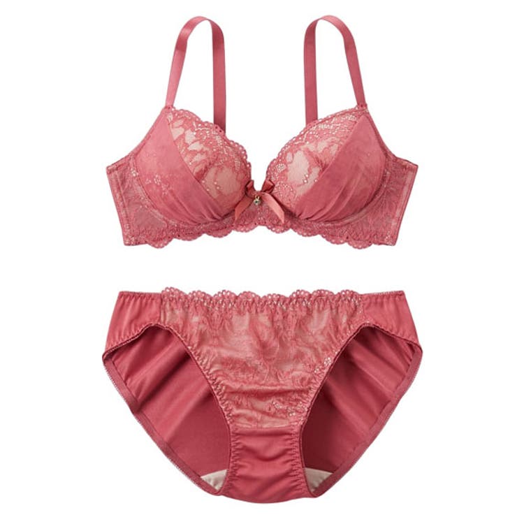 ピンク | ブラショーツセット ヌーディカラー ランジェリー | nissen