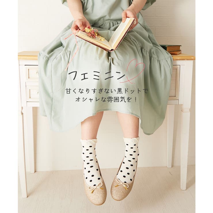 足口ゆったり ねこだらけクルーソックス７足組 | nissen | 詳細画像9 