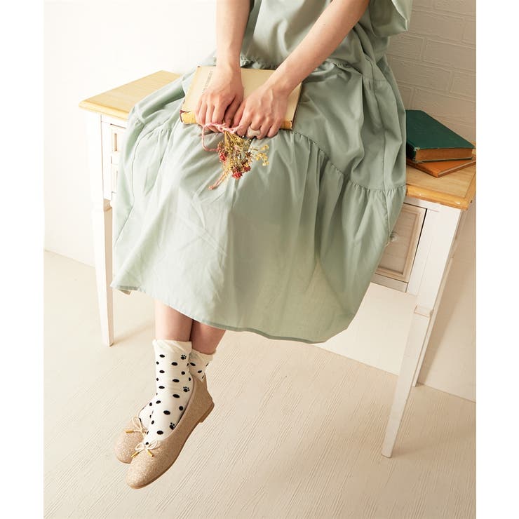 足口ゆったり ねこだらけクルーソックス７足組 | nissen | 詳細画像16 