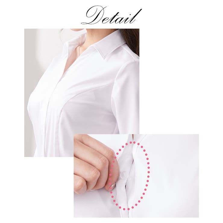 FS  F4L【大きい胸専用】ボタンがちゃんと閉まる 長袖 | nissen | 詳細画像13 