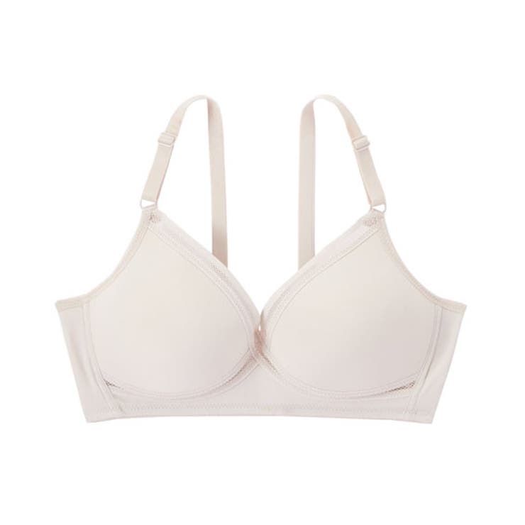 シャレタベージュ | 吸汗速乾 狙いうち! 汗対策 クロスメッシュ ノンワイヤーブラジャー | nissen