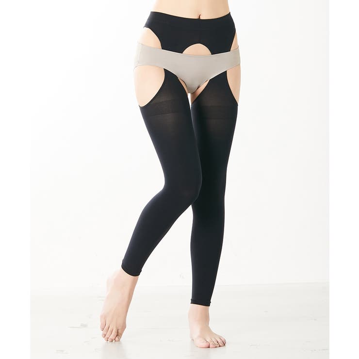 伸びがいい８０デニールサスペンダーレギンス（Free Fit） | nissen | 詳細画像3 