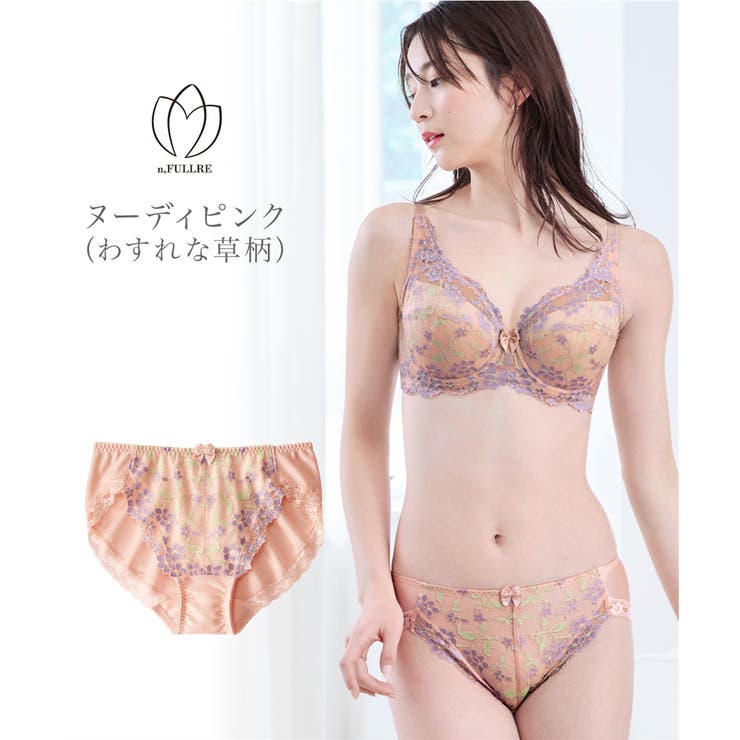 やや深ばき丈編レースコーディネートショーツ（わすれな草柄）（トリンプ）（n，FU… | nissen | 詳細画像10 