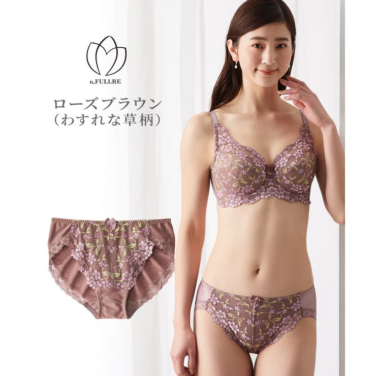 やや深ばき丈編レースコーディネートショーツ（わすれな草柄）（トリンプ）（n，FU… | nissen | 詳細画像11 