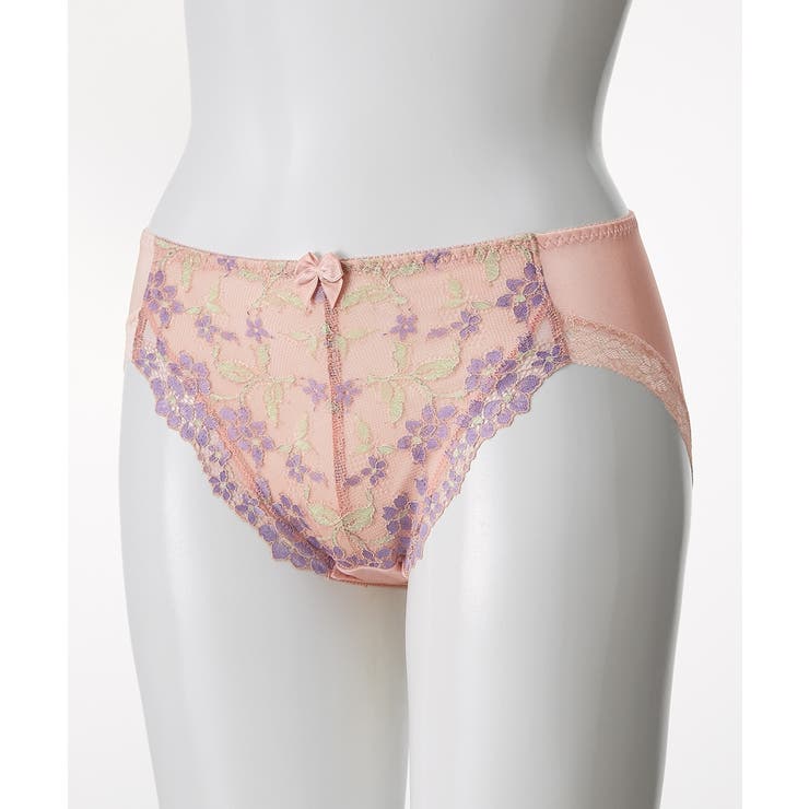 やや深ばき丈編レースコーディネートショーツ（わすれな草柄）（トリンプ）（n，FU… | nissen | 詳細画像16 