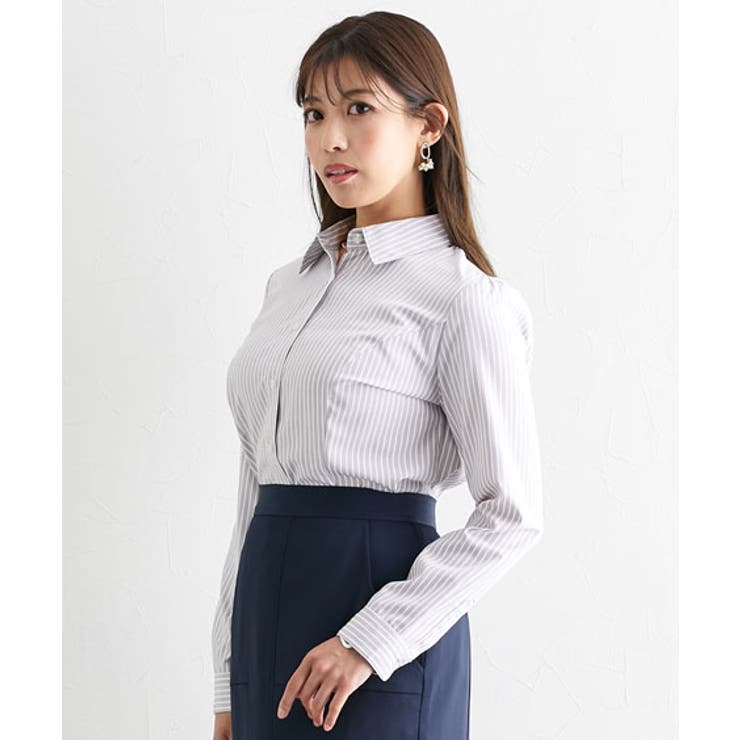値下げしました！美品！　慈雨 40 変形ストライプ長袖シャツ 2025年最新】慈雨 シャツの人気アイテム - メルカリ
