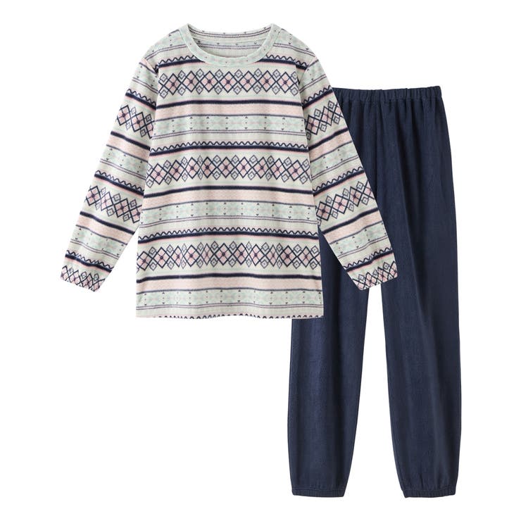 ノルディック柄 | パジャマ ルームウェア 大きいサイズ | nissen