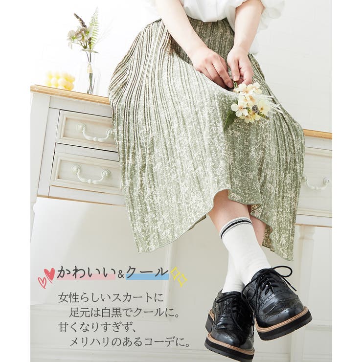 色柄おまかせ モノトーン柄クルーソックス１０足組 | nissen | 詳細画像4 