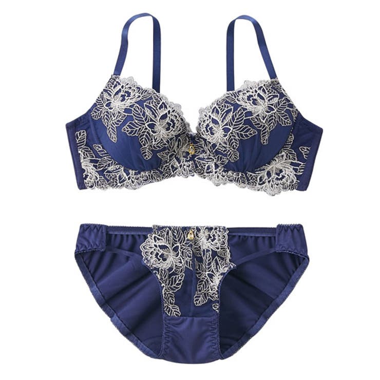 脇高オリエンタルレースブラジャーショーツセット[品番