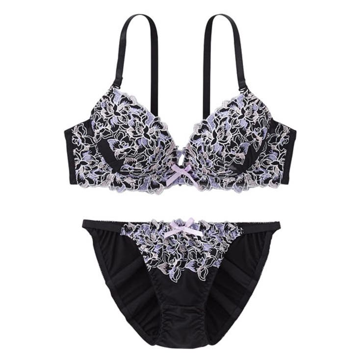 ブラック(BK) | フルブルームブラジャーショーツセット | nissen