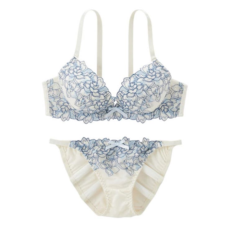 オフホワイト(OW) | フルブルームブラジャーショーツセット | nissen