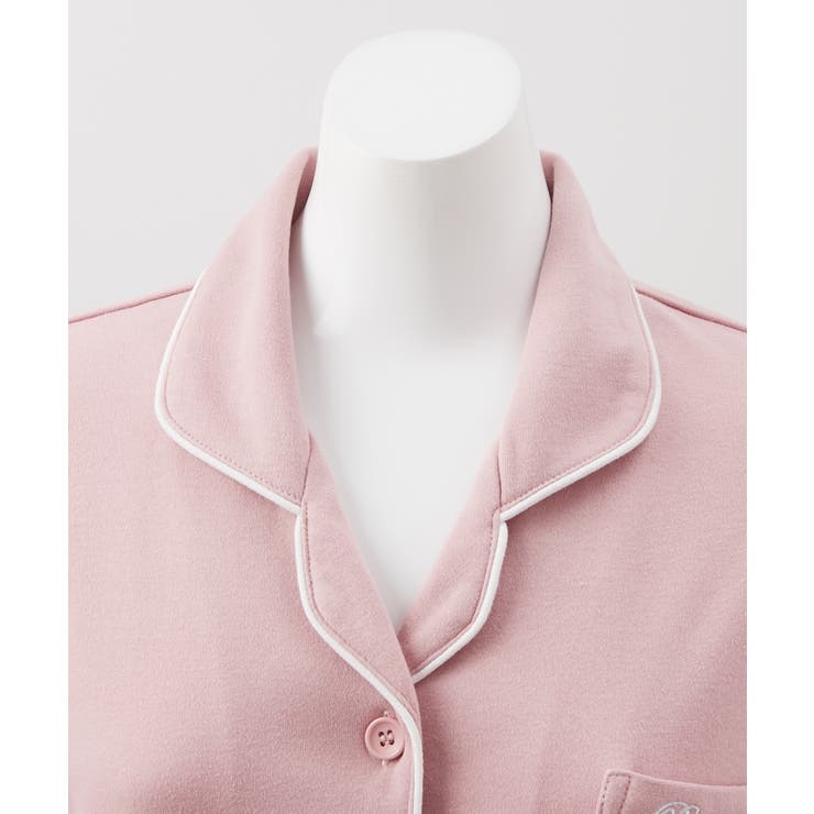 綿１００％やわらかスムースルームシャツワンピース | nissen | 詳細画像18 