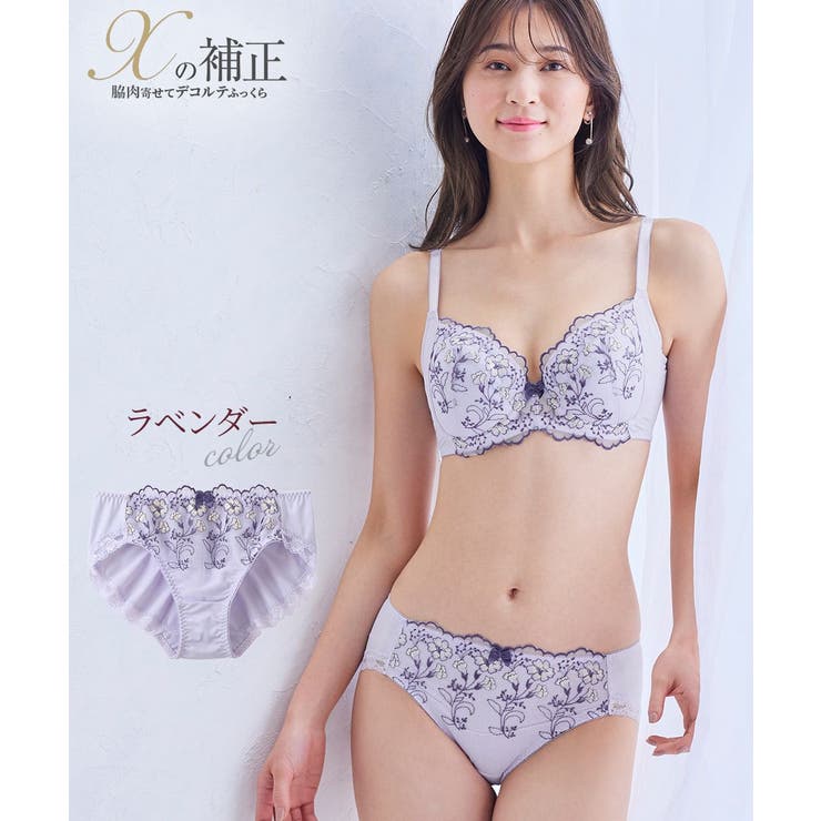 (M-4L) やや深ばき丈花柄ストレッチコーディネートショーツ（トリンプ） | nissen | 詳細画像8 