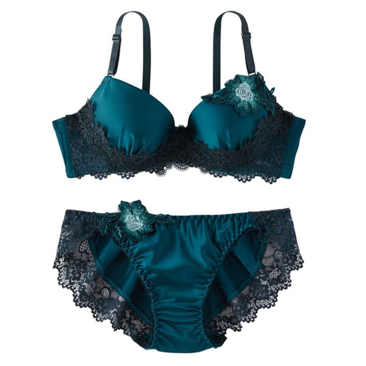 A70/M-D85/LL)エレガントアーチレースブラジャーショーツセット[品番