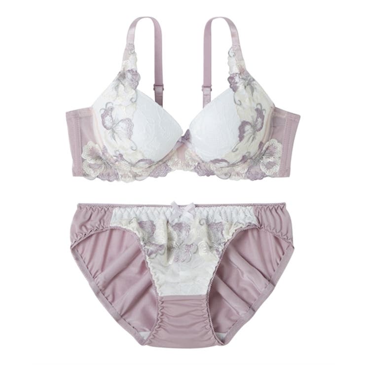 パープル | ブラショーツセット 大きいサイズ ニッセン | nissen