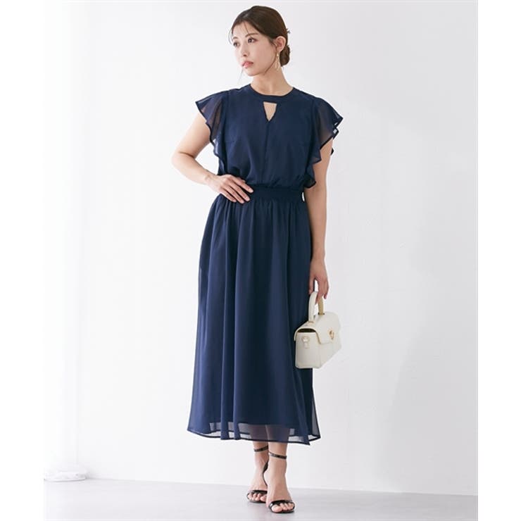 ◆送料・関税込み◆Sea N.Y フリルデザイン スリップワンピース 肩フリルワンピース👗 | Viaggio