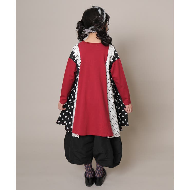 切り替えサーキュラードットワンピース 100 140 品番 Sttk Unica ユニカ のキッズ ファッション通販 Shoplist ショップリスト