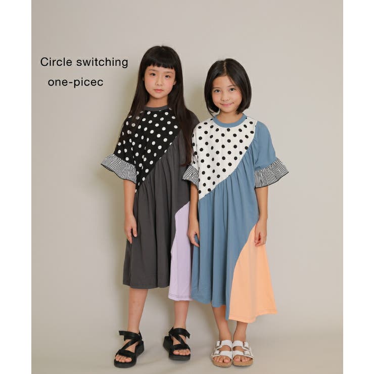 UNICA ドット柄切り替えトレーナー　LADIES オフホワイト UNICA ドット柄切り替えトレーナー LADIES オフホワイト unica