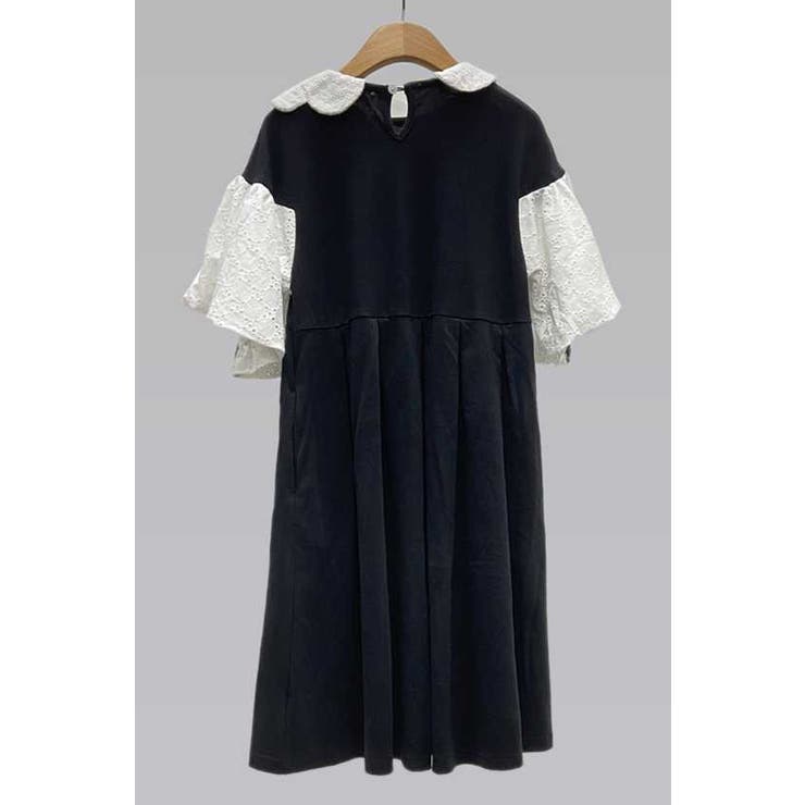 レーススワンワンピース 100～150[品番：STTK0000574]｜unica