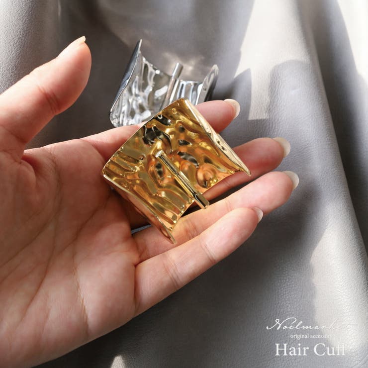 ポニーフック ヘアカフ ヘアーカフ ヘアゴム おしゃれ  プレート 結婚式 | Noelmarket | 詳細画像5 