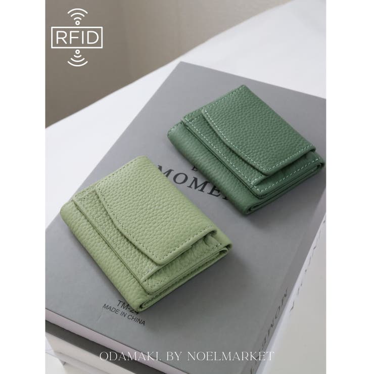 ミニウォレット ミニ財布 三つ折り財布 本革 牛革 レディース コインケース | Noelmarket | 詳細画像4 
