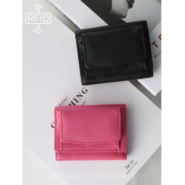 ミニウォレット ミニ財布 三つ折り財布 本革 牛革 レディース コインケース | Noelmarket | 詳細画像19 