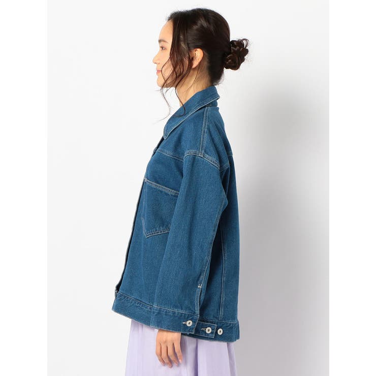 高い素材 fredy ミディ丈デニムジャケット[品番：NLYW0000032 repit ボトムス
